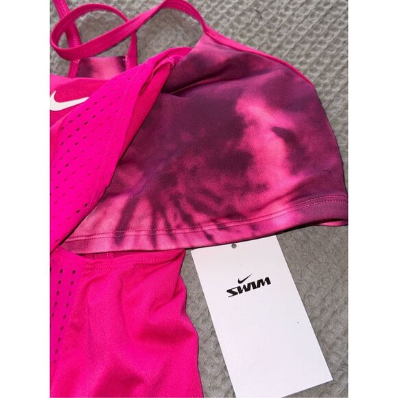 NWT- Nike Tie Dye Layered Tankini- size Small - Picture 6 of 12